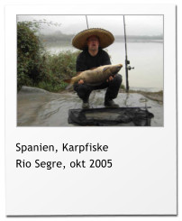 Spanien, Karpfiske Rio Segre, okt 2005